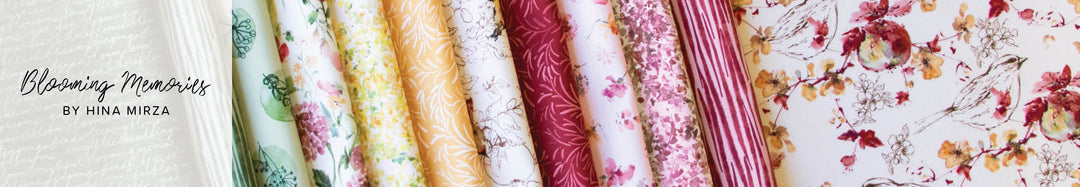Blooming Memories by Hina Mirza for Figo Fabrics