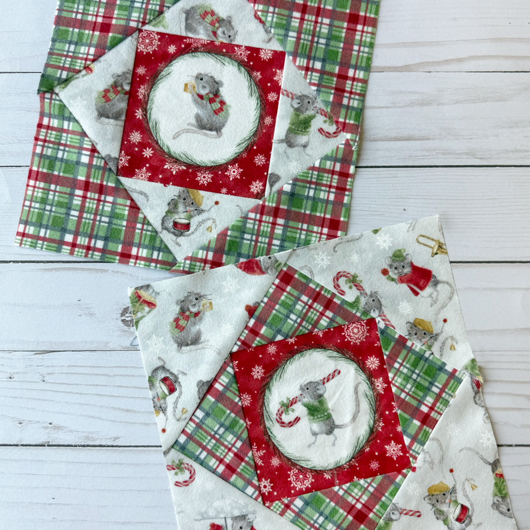 The Christmas Mouse by Sarah Summers for Northcott Fabrics