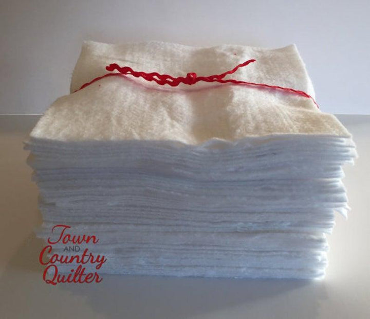 10" Dream Cotton Batting Square Bundle