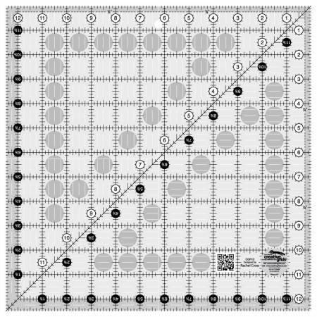 Creative Grids Quilt Ruler 12-/2in Square