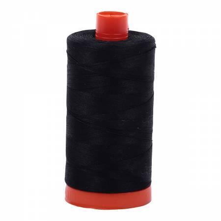 Aurifil Thread - Black - 50 Weight - 2692