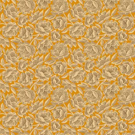 Gratitude & Grace 9408-30 Orange - Vintage Floral