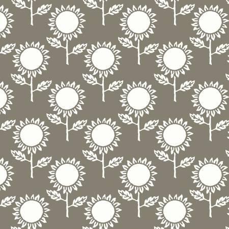 Hungry Animal Alphabet -  Charcoal Sunflowers Charcoal Sunflowers