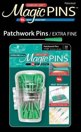 Magic Pins Patchwork Extra Fine 50pc Green