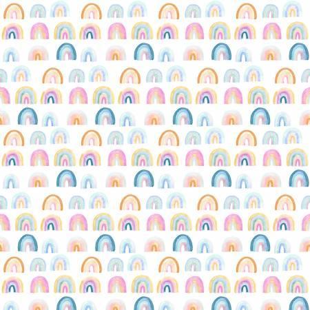 Summer Lovin Rainbows white