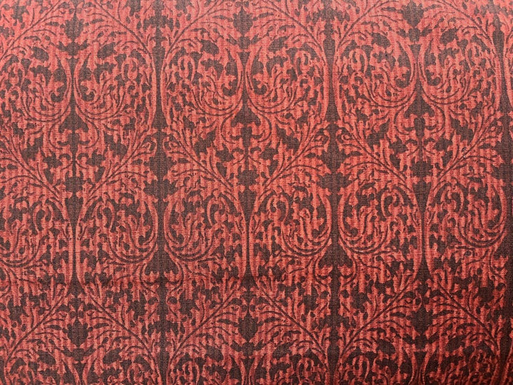Red Dreamscapes 1.66 yards flat fold