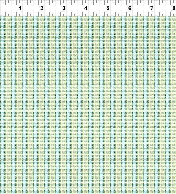 Patricia - Dot Plaid - Green/Teal