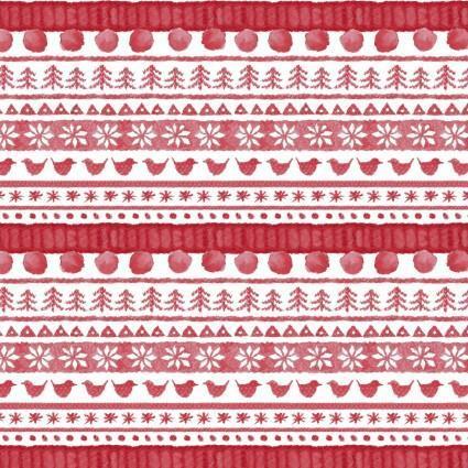 Warm Wishes Sweater Print Red