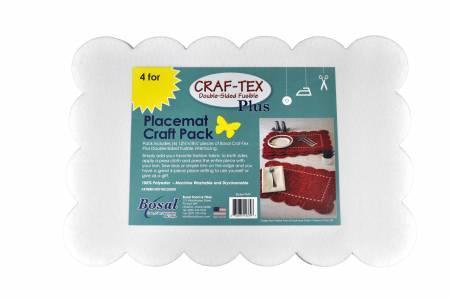 Craf Tex Double Sided FusiblePlacemat Craft Pack 12.5" x 18.25"