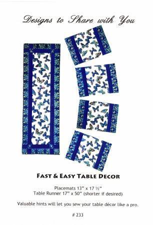 Fast and Easy Table Decor