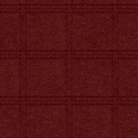 Woolies Flannel Deep Red Tartan Grid