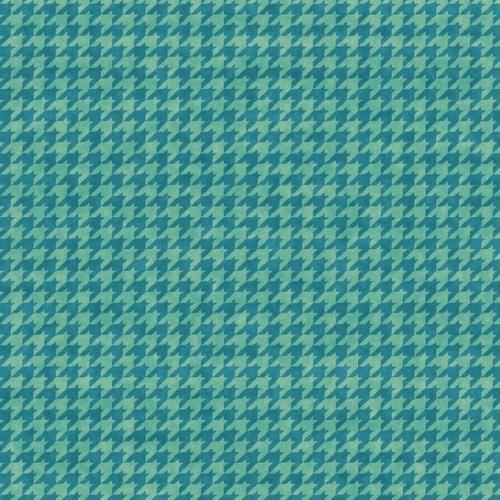 Houndstooth || Light Teal