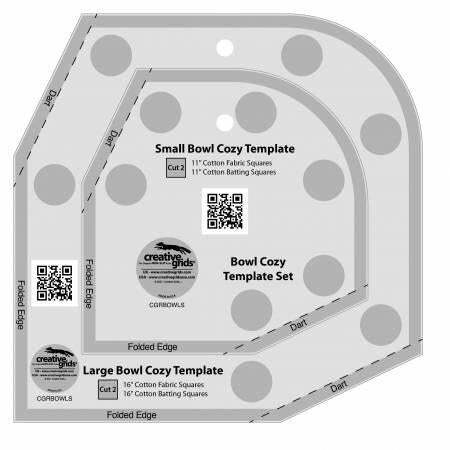 Creative Grids Bowl Cozy Template Set