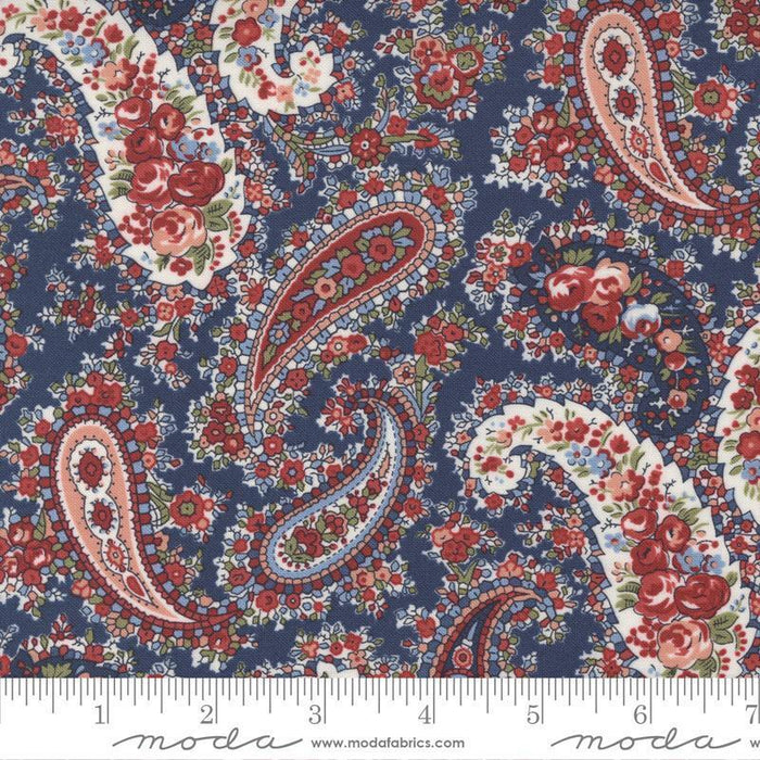 Isabella  Nautical Blue Paisley