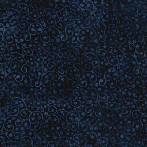 Dot Swirl-Blue Midnight Blue