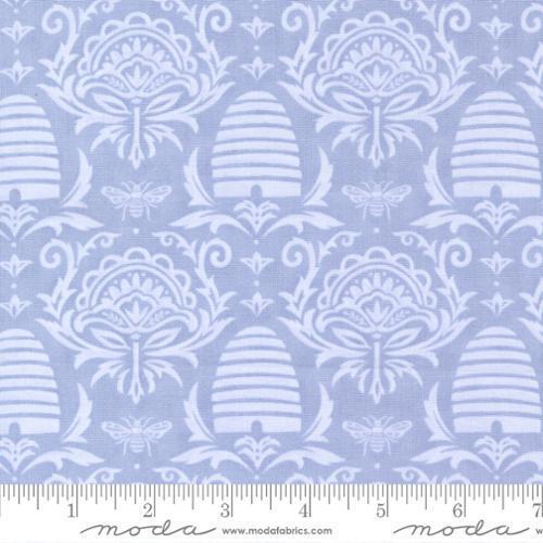 Honey Lavender Beeskep Damask