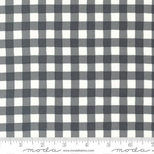 Honey Lavender - Charcoal Gingham