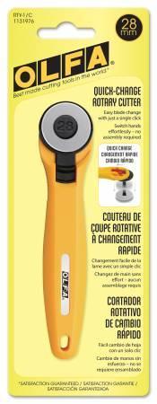 28mm Olfa Rotary CutterQuick Blade Change