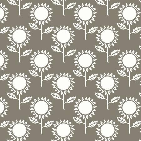 Hungry Animal Alphabet -  Charcoal Sunflowers Charcoal Sunflowers