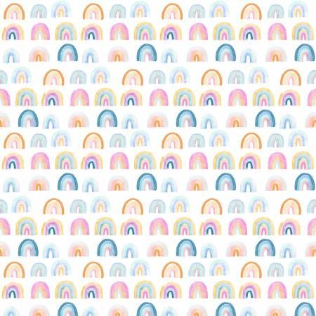 Summer Lovin Rainbows white