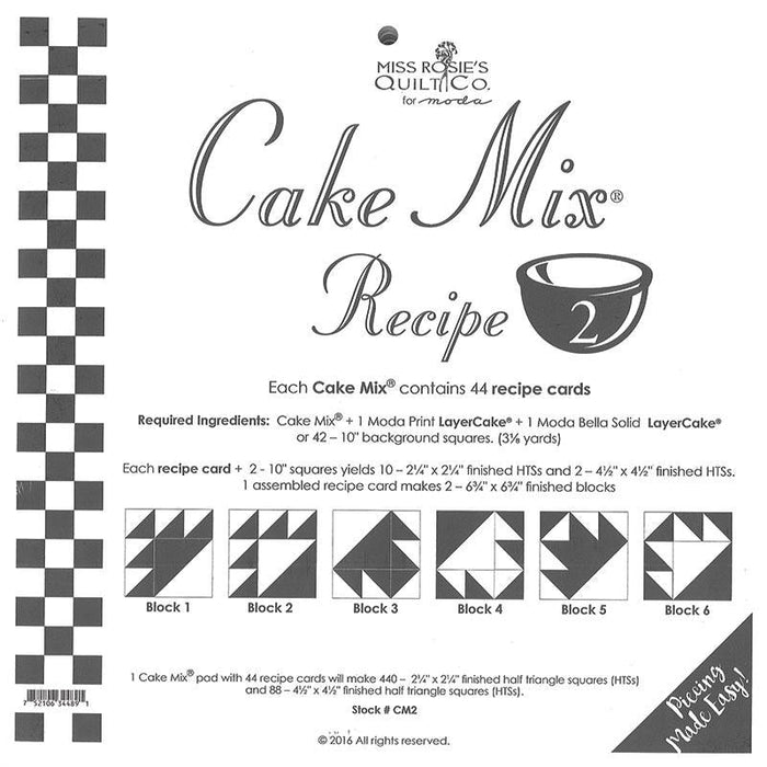 Cake Mix Recipe 2  44c
