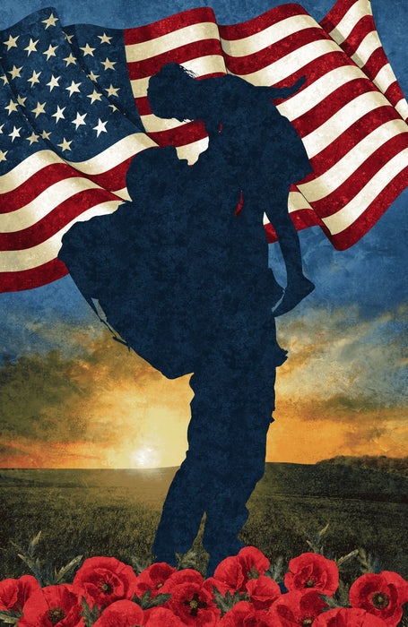 Stars and Stripes 12 - Soldier Coming Home Panel