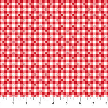 Barnyard Christmas - Gingham - 28806-24 - By Deborah Edwards for Northcott