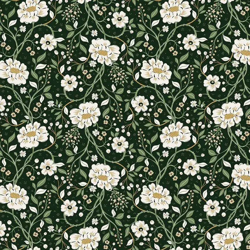 Before the Bloom - Main Pine - C18060-PINE - by Danelys Sidron for Riley Blake Designs