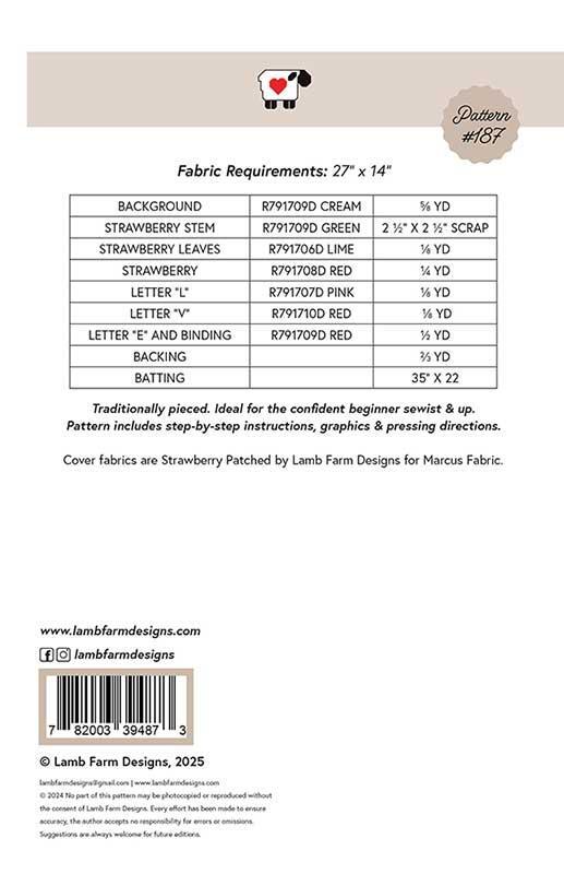 Berry Much LFD 187 Lamb Farm Designs#1