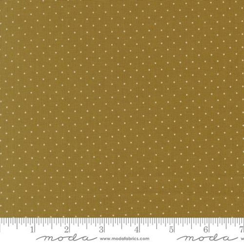 Butternut and Sage - Olive Pindot - 35446 14 - By Fig Tree Co. for Moda Fabrics