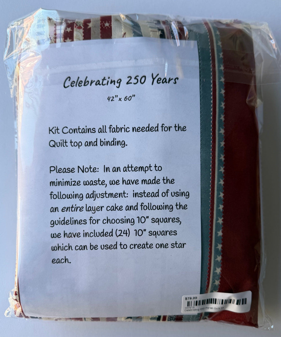 Celebrating 250 Panel Quilt Kit