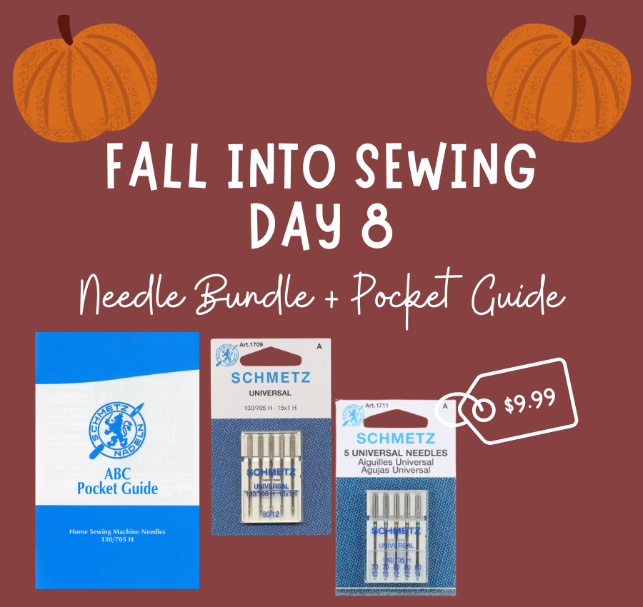 Fall Into Sewing Day #8:  Schmetz Needle Bundle and Pocket Guide
