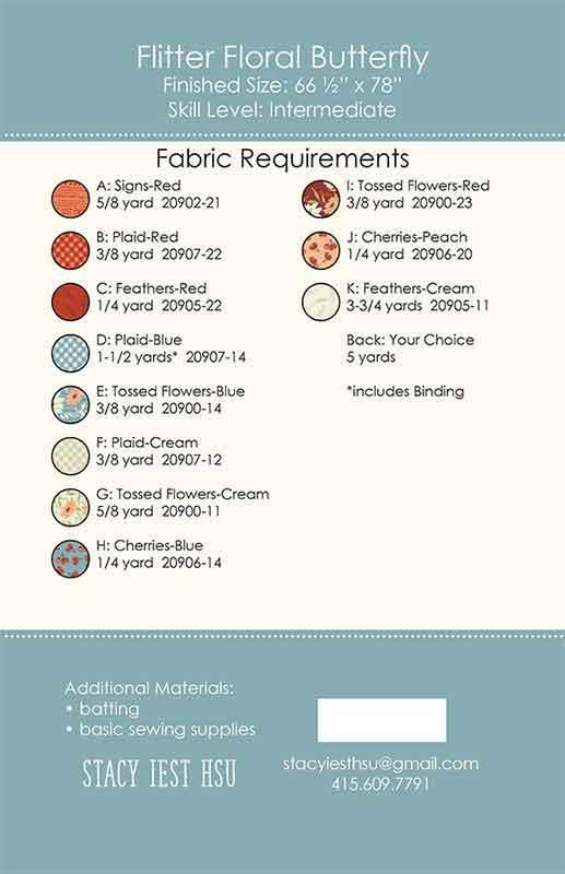 Flitter Floral Butterfly