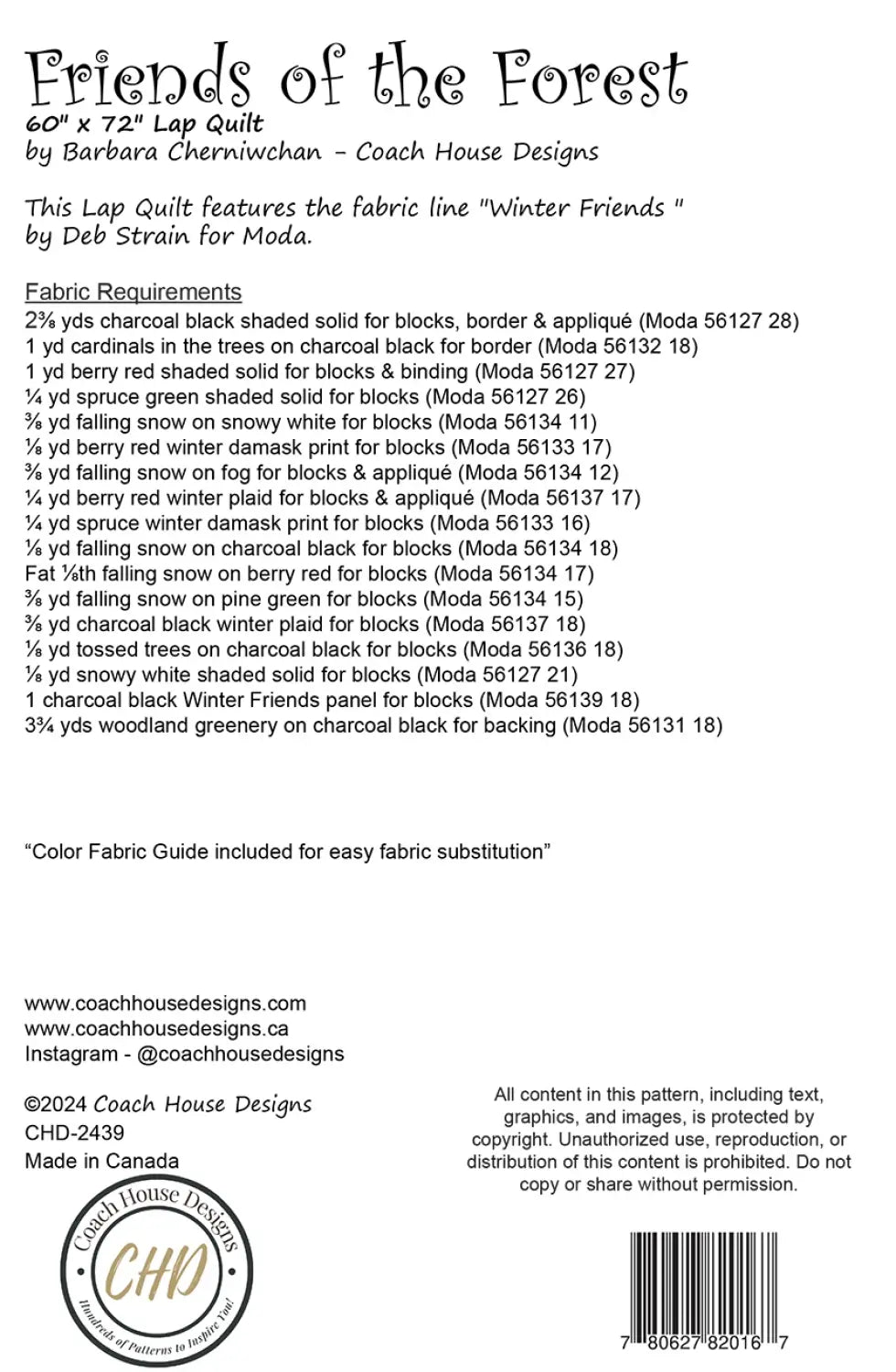 Friends of the Forest Pattern