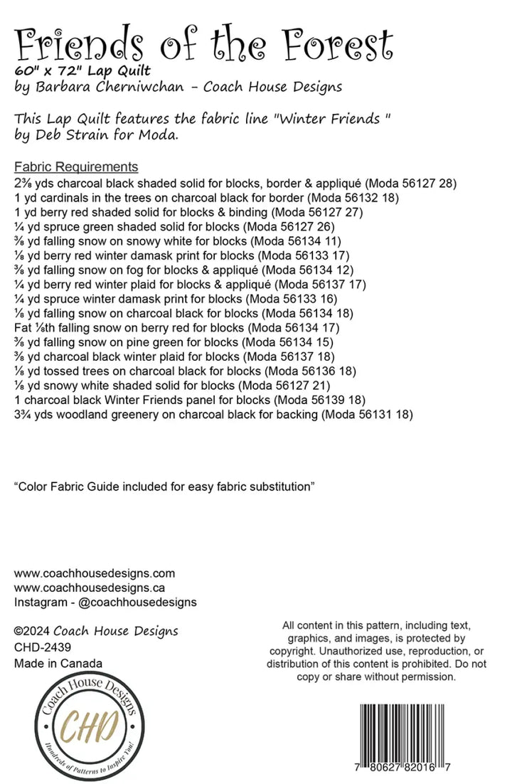 Friends of the Forest Pattern