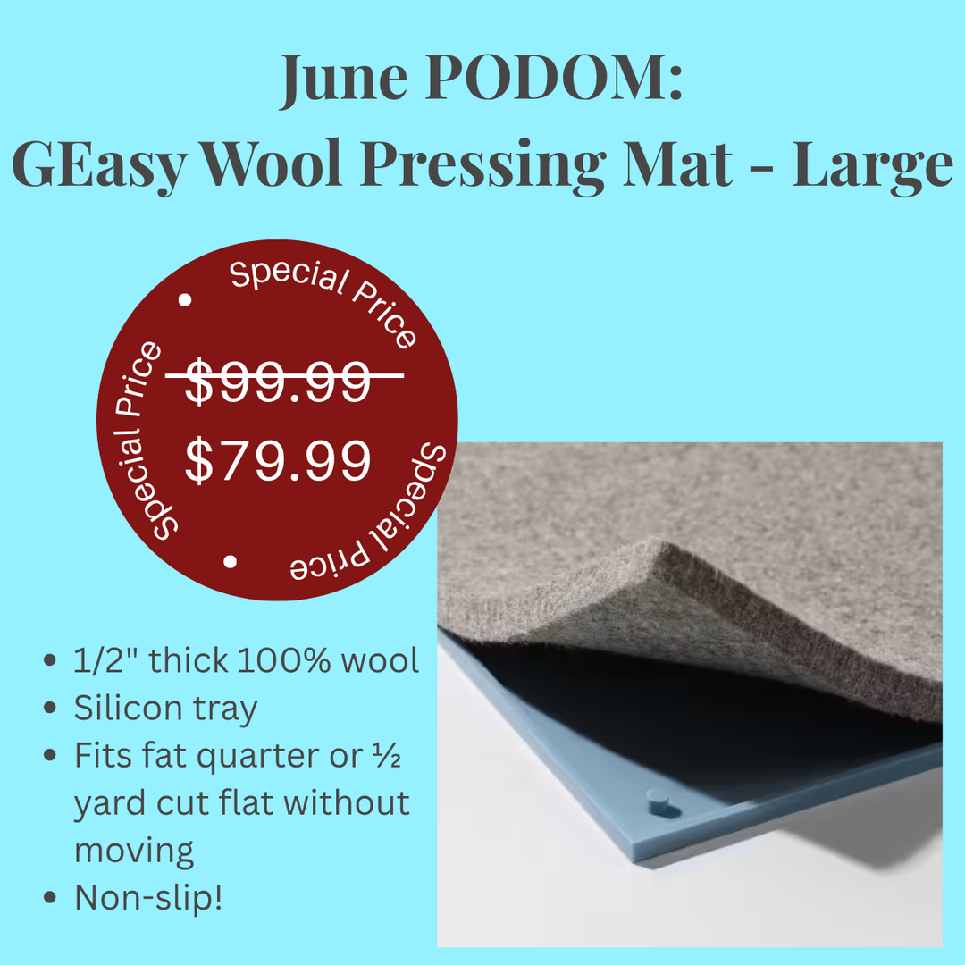 June 2026 Pre Order Deal of the Month - GEasy Wool Pressing Mat Large