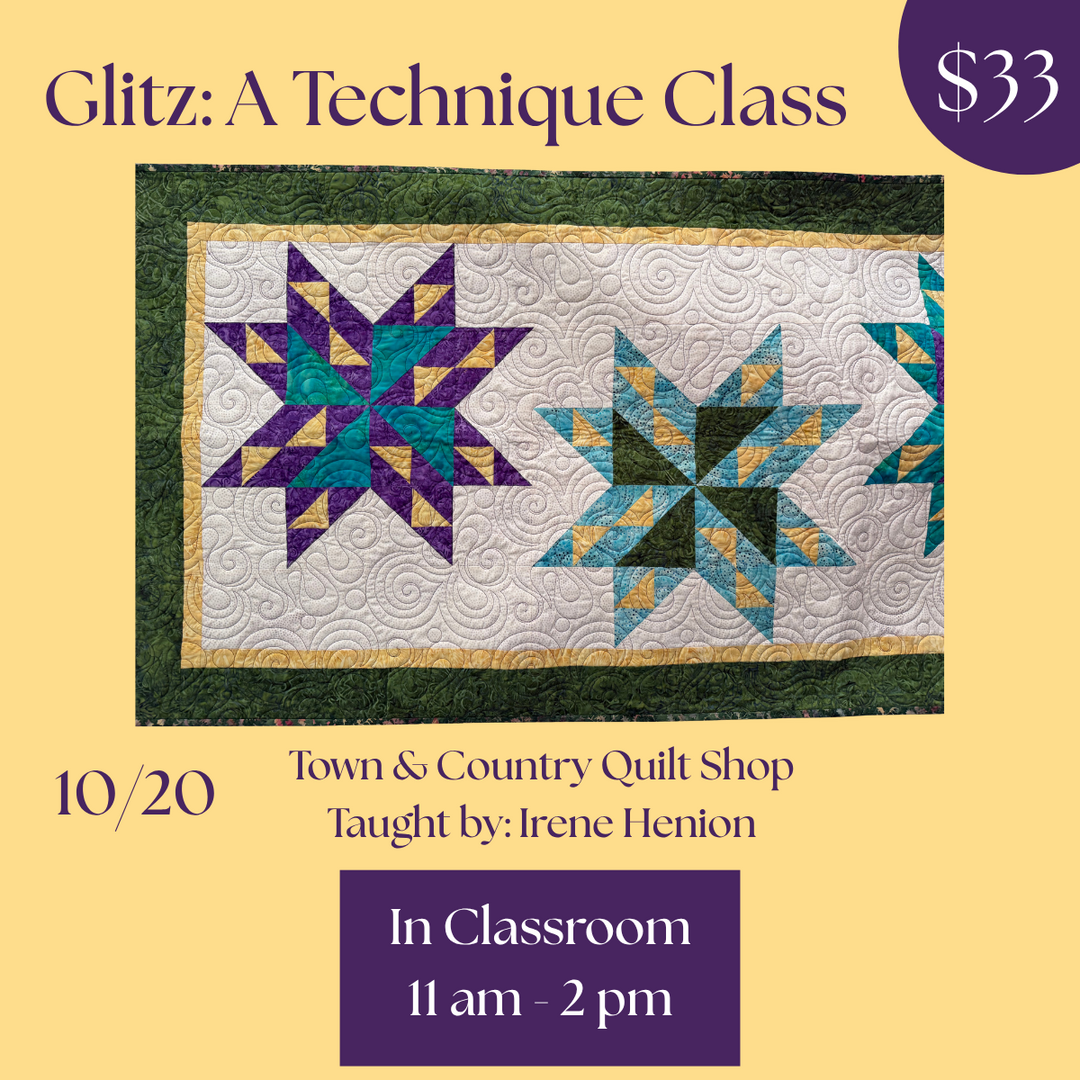 Glitz - A Technique Class - In Person