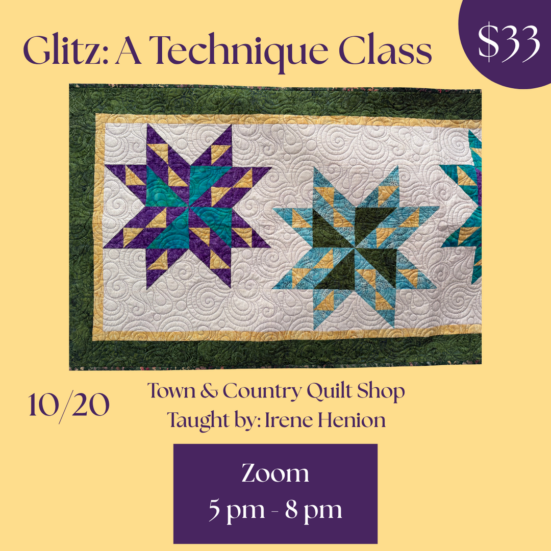 Glitz - A Technique Class - Zoom