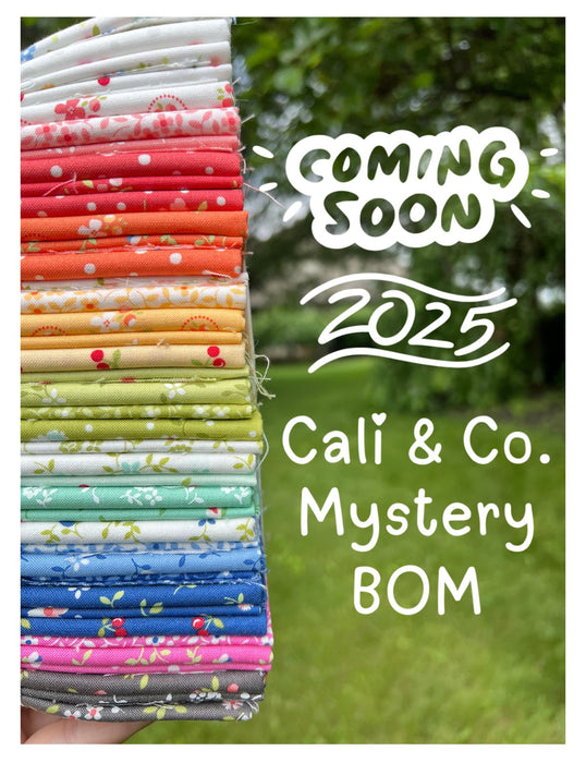 Cali & Co 2025 Mystery Block of the Month Kit - Pre-order - Available in November 2024