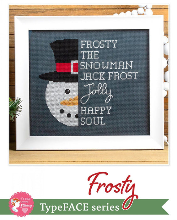 Typeface Frosty Cross Stitch Kit