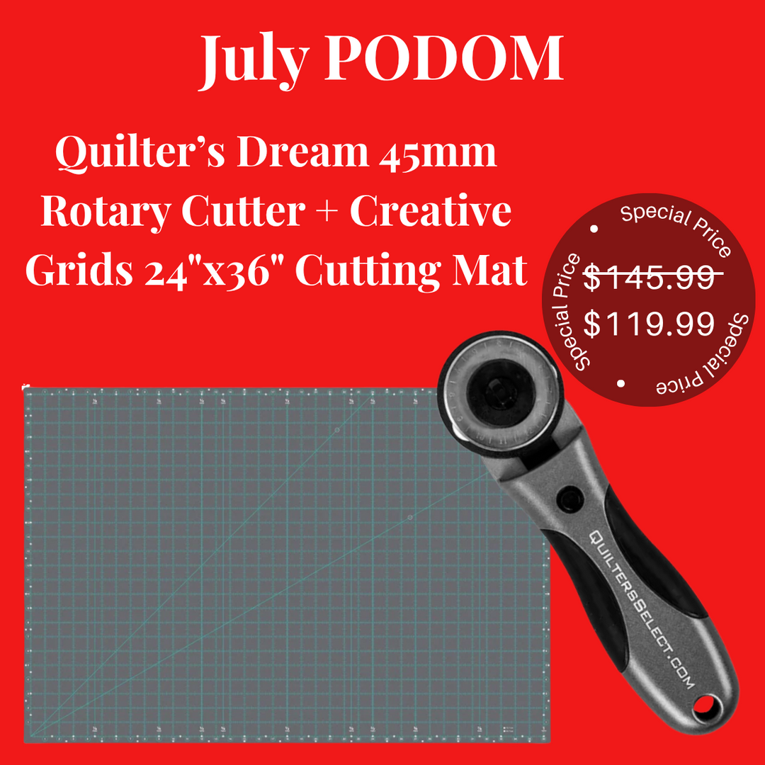 July Pre-order Deal of the Month - Cutting Mat and Rotary Cutter Bundle