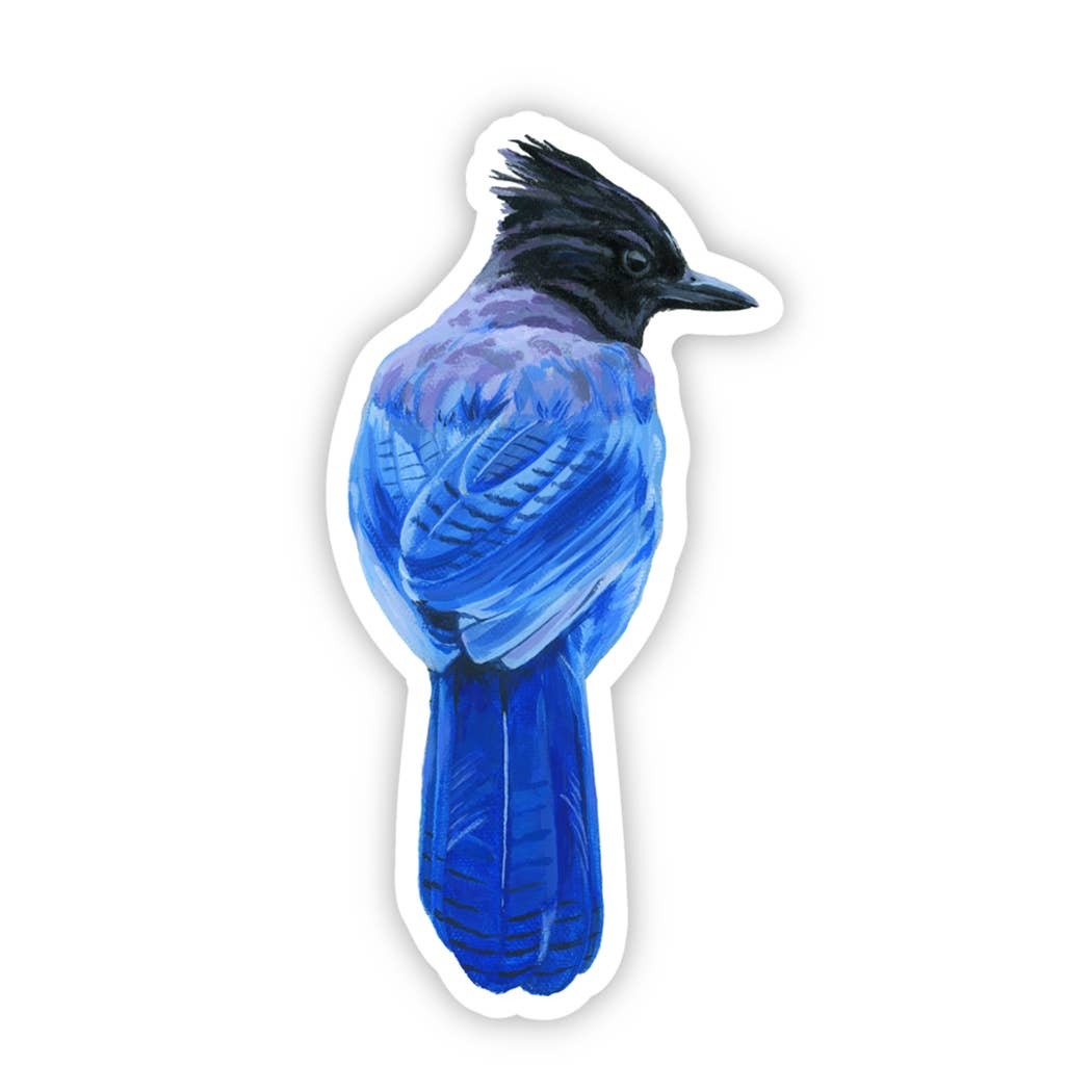 Kasey Melissa Art - Blue Scrub Jay / Vinyl Sticker