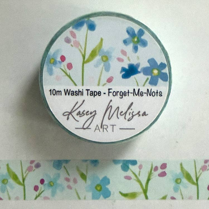 Kasey Melissa Art - Forget Me Nots 10m Washi Tape