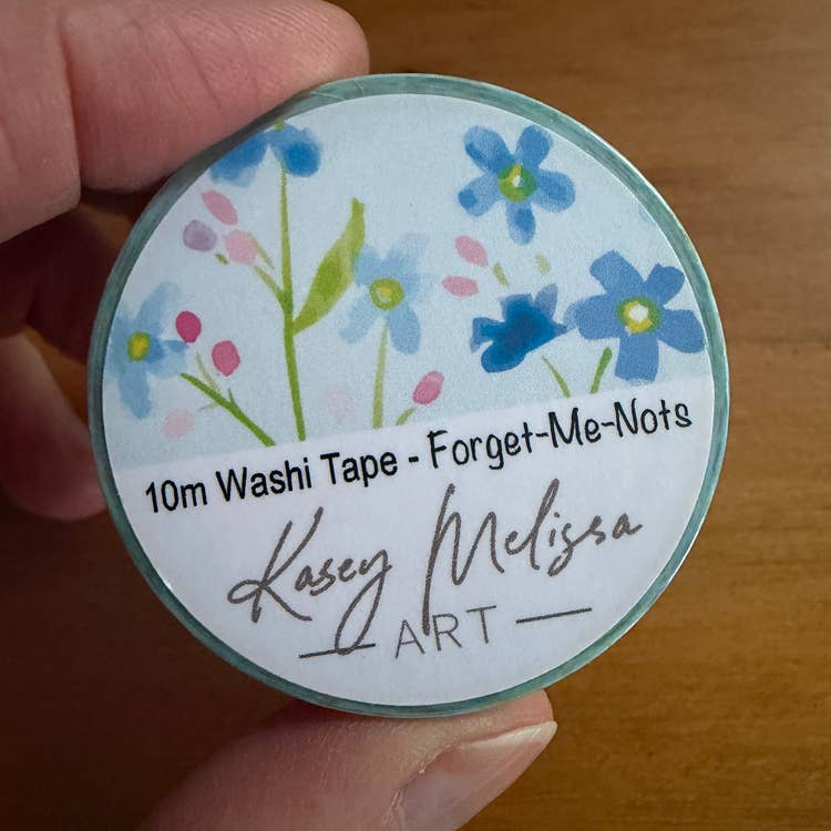 Kasey Melissa Art - Forget Me Nots 10m Washi Tape