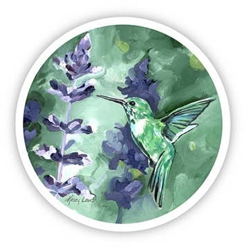 Kasey Melissa Art - Hummingbird / Vinyl Sticker