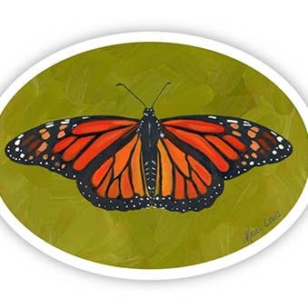 Kasey Melissa Art - Monarch Butterfly / Vinyl Sticker