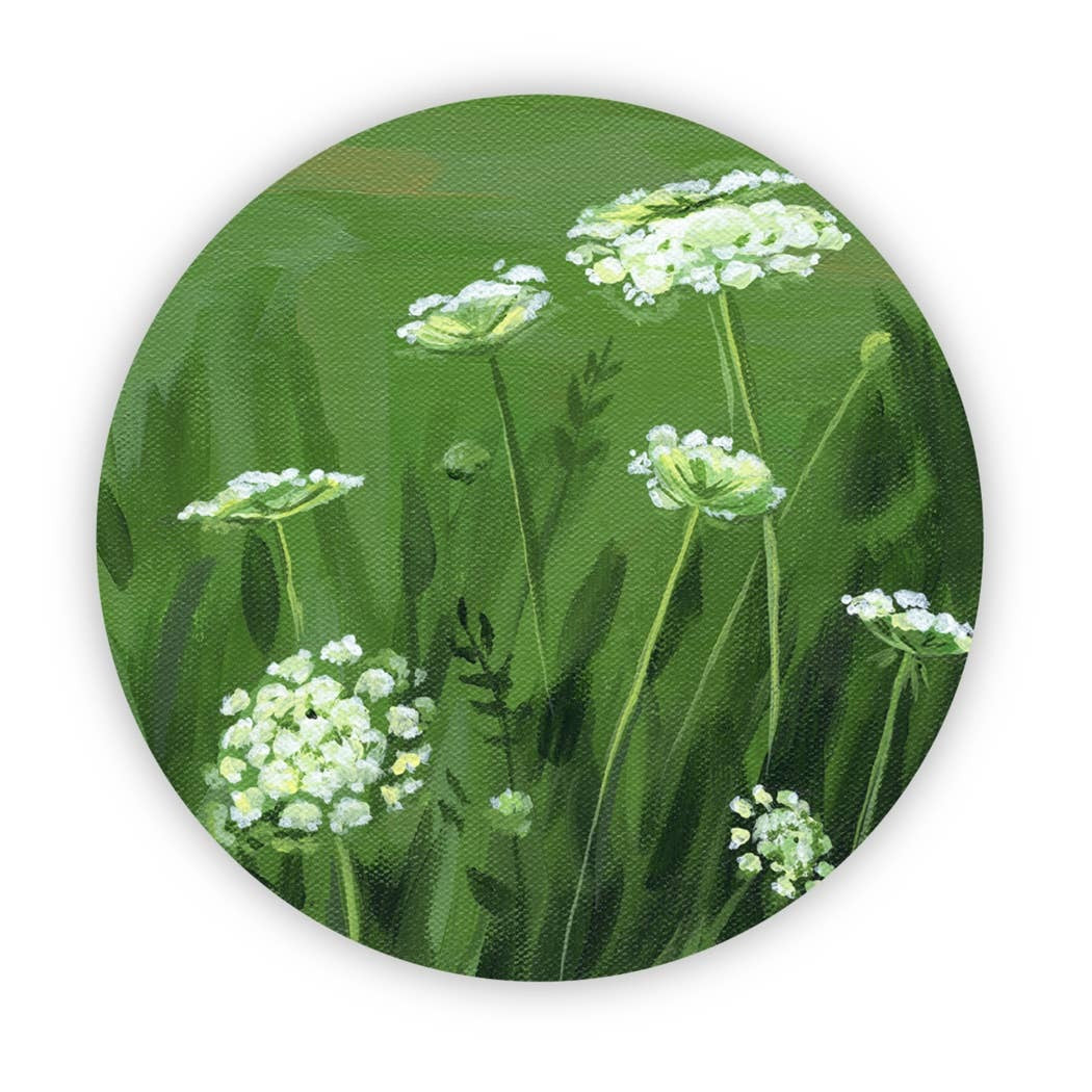 Kasey Melissa Art - Queen Anne's Lace / Vinyl Sticker