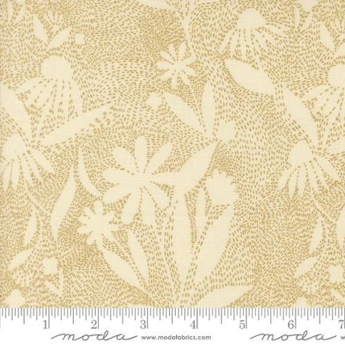 Ladybug Whimsy - Metal Eggshell -  48445 11M - by Gingiber for Moda Fabrics