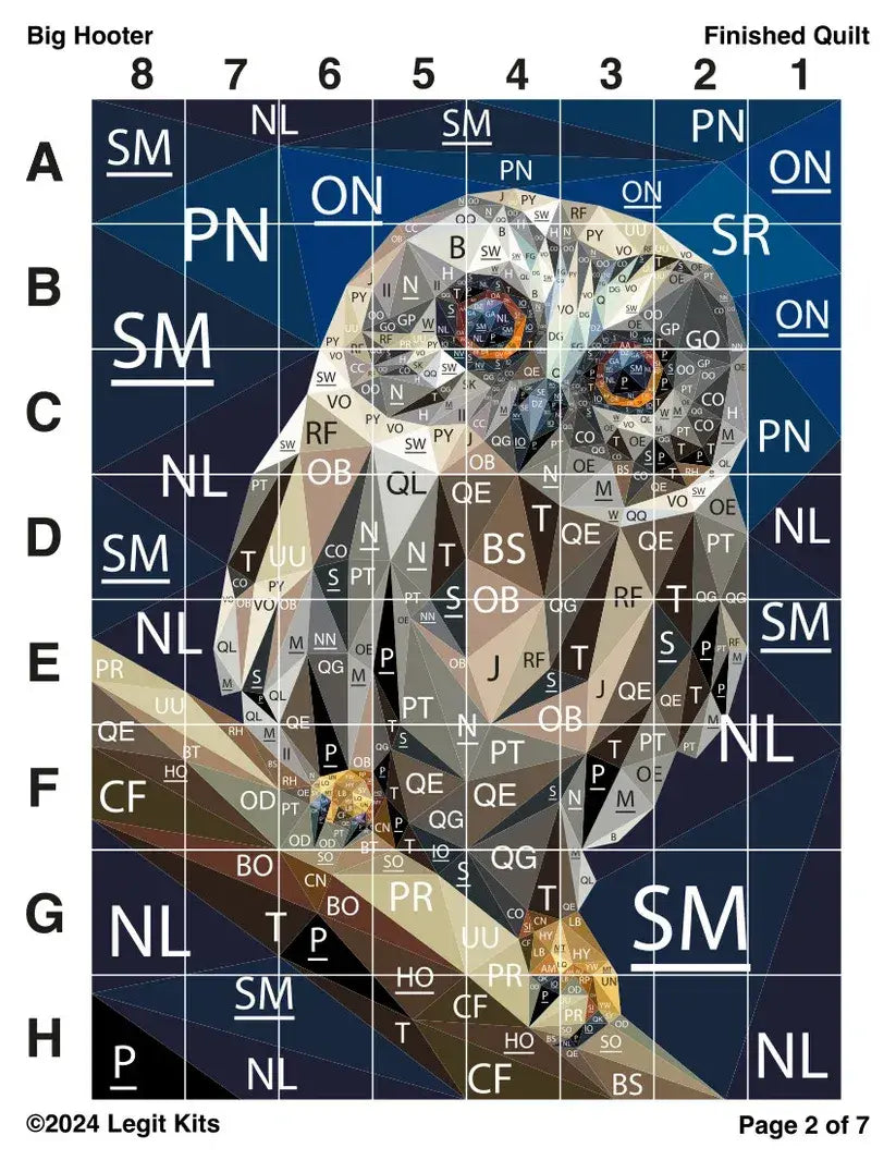 Legit Kits - Big Hooter Pattern