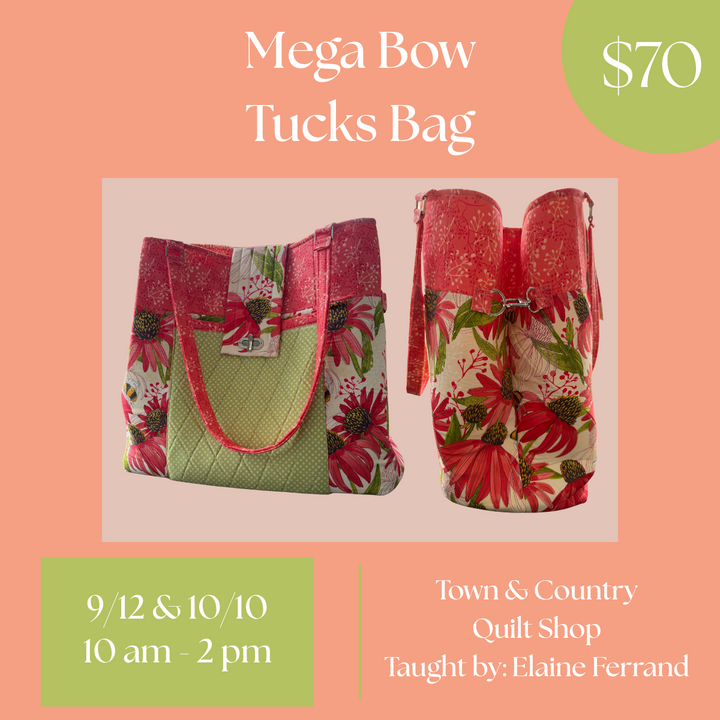 Mega Bow Tucks Bag Class